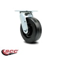 thumbnail image 2 of 6 Inch Phenolic Wheel Swivel Caster with Roller Bearing Service Caster Brand, 2 of 2