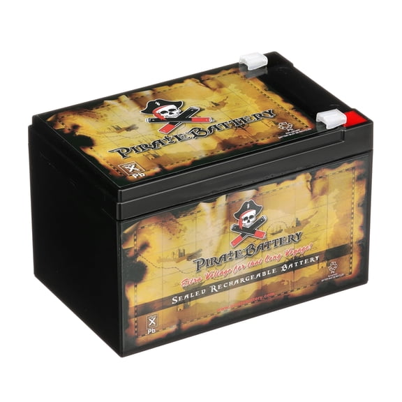 Pirate Battery 12V (12 Volts) 12Ah 144w Sealed Lead Acid (SLA) Battery - T2 Terminals By Pirate Battery