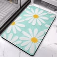 thumbnail image 3 of Step onto Comfort Soft Fiber 20x32 inch Bath Mat with Floral Design, 3 of 5