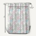 thumbnail image 5 of Simply Daisy 70" W x 73" L Snow Fall Polyester Shower Curtain, Pink Icing [1 Ct], 5 of 5