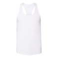 thumbnail image 1 of Bella Canvas 6008 Women`s Jersey Racerback Tank, M, White, 1 of 3