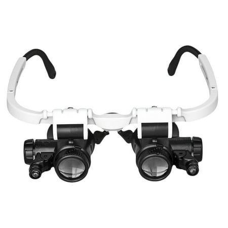 ZOUBAOQ Head Magnifier Headband Magnifying Glasses with Light for CloseWork Hands Free