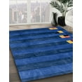 thumbnail image 2 of Ahgly Company Indoor Rectangle Abstract Blue Abstract Area Rugs, 7' x 9', 2 of 6