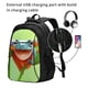 thumbnail image 2 of Fotbe Flying Frog On Branch Mochila con Estampado y Puerto USB para Hombre y Mujer, Mochila Antirrobo, Mochila de Viaje, Mochila Escolar, Mochila Universitaria, 2 of 7