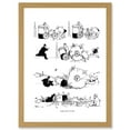 thumbnail image 1 of The Puncture Heath Robinson Vintage Comic Cartoon Artwork Framed Wall Art Print A4, 1 of 4