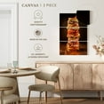 thumbnail image 5 of Elephant Stock Sandwich Stack Wall Art - Vertical Multi Panel Canvas - Cafe & Restaurant Wall Decor - Food And Drink Multi Panel - Orange And Brown Decor - 36" x 57", 5 of 8