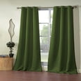 thumbnail image 5 of 2-Pack Ashmury 38 In. W X 84 In. L Polyester Window Panel In Chocolate, 5 of 5