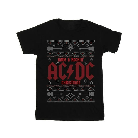 ACDC Hommes Ont un T-Shirt de Noël Rockin