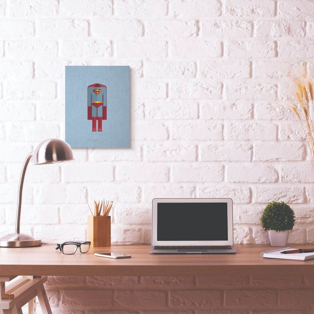 Stupell Industries Superman Famous People Characters Fashion Design Canvas Wall Art by Fred Birchal