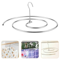 IBASETOY 2Pack Blanket Rack Stainless Steel Spiral Clothes Drying Rack For Home Use