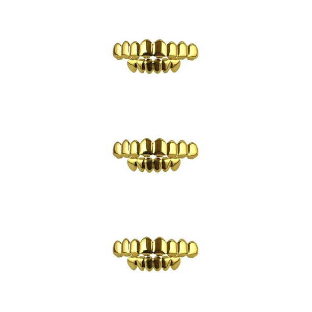 Conjunto de Regalo de Accesorios de Hip Hop Toystoory Diente Dorado Grande Mascarada Terror Falso Halloween Type6 NO6