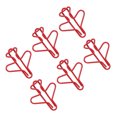 thumbnail image 4 of 100 unids plano en forma de papel Clips lindo antideslizante multiusos para Cuadernos Oficina organización archivo, 4 of 8