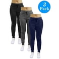 thumbnail image 3 of Women's Jogger Pants With Zipper Pockets (3-Pack), 3 of 5