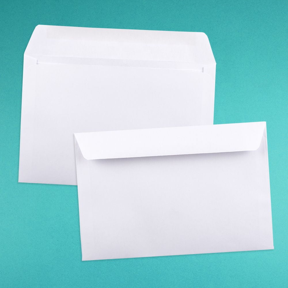 JAM Paper 6 x 9 Booklet Commercial Envelopes, White, 100 per Pack