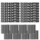 thumbnail image 1 of Pegatinas de números consecutivos, 800 unidades, etiquetas adhesivas, etiquetas de números para inventario Negro, 1 of 9