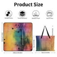 thumbnail image 2 of Colorful Tie Dye Vortex Picnic Blanket Waterproof Outdoor Beach Blanket Hand-held Pad Suitable for Travel, Camping, Beach, Family Gatherings, 2 of 7