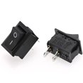 thumbnail image 1 of 5/20/100Pcs KCD1 15*21mm 2Pin ON-OFF Boat-shape Switch 10*15mm Snap-in Rocker Switch KCD Switches ,Easy to Install, 1 of 6