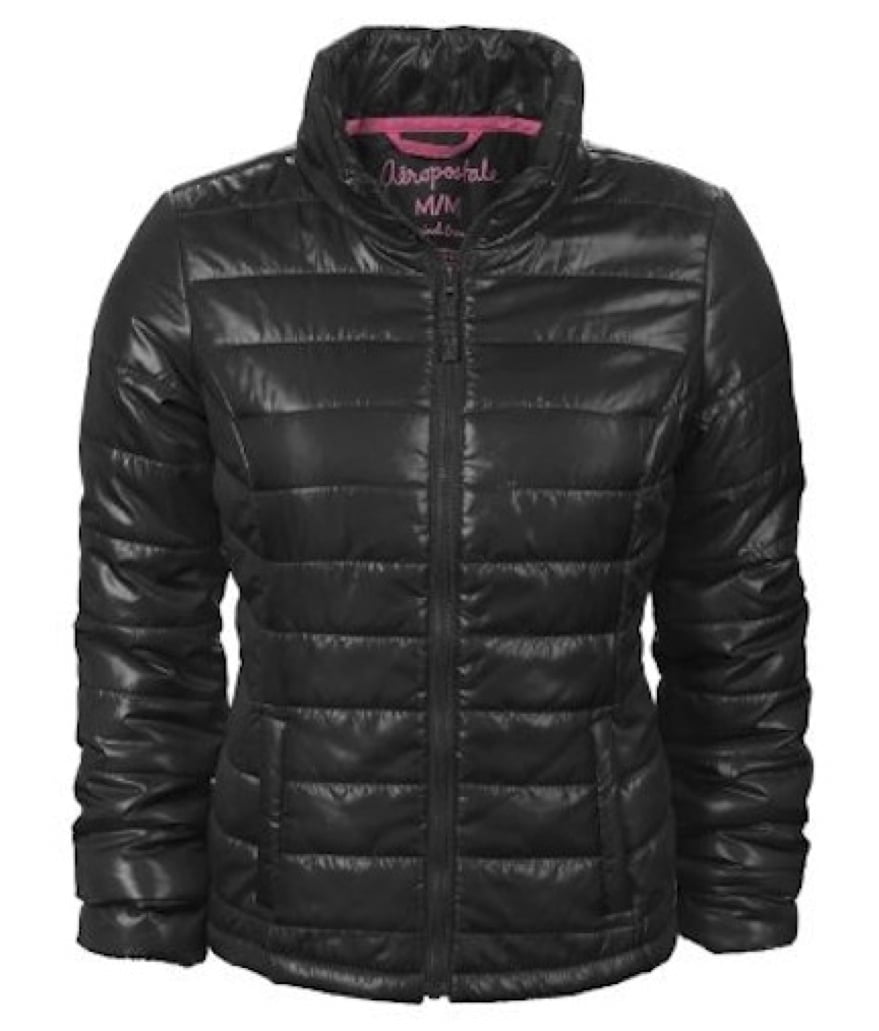 Aeropostale Womens Thin Small Channel Puffer Jacket