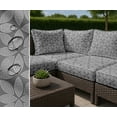 thumbnail image 7 of Soimoi Waterproof Outdoor Fabric By 2 Yard | Geometric Print on Gray | 56" Wide | UV Resistant & Durable Taffeta Material for Cushions, Covers, Curtains, awning & DIY Projects, 7 of 7