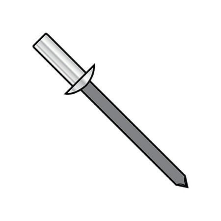 

3/16X.50-.62 Closed End Aluminum Rivet Steel Mandrel Carbon Steel (Pack Qty 4 000) BC-ADSC610
