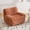 Orange, variant on S-HOME Modern Chenille Oversized Sofa Chair with Ergonomic Design 42 Inch Deep Seat for Living Room Bedroom or Dorms, Beige