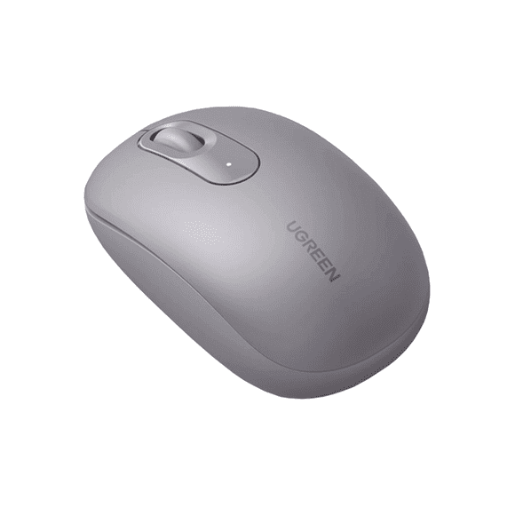 Mouse Inalámbrico Ugreen MU105 2400 DPI Ergonómico Silencioso Gris
