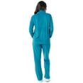 thumbnail image 3 of Athletic Works Women's Soft Velour Zip-Up Track Jacket and Pant Set, Size XS-XXL, 3 of 10