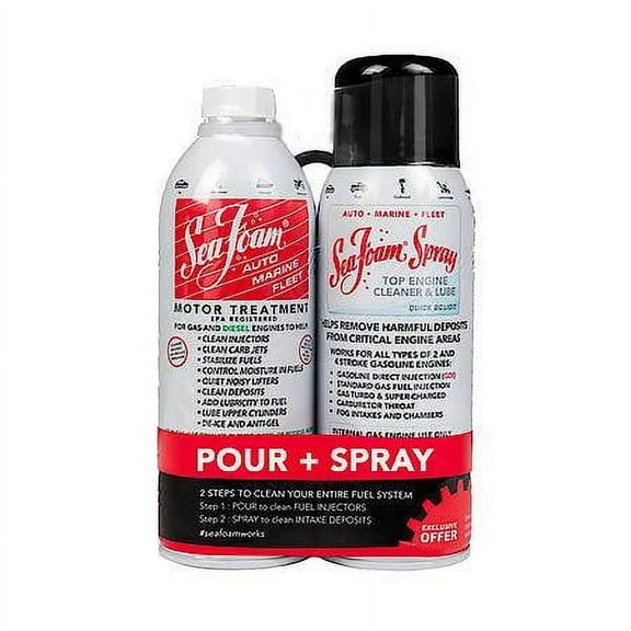 Sea Foam Motor Treatment and Spray Combo SF SS Automotive Additives, 24 oz