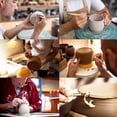 thumbnail image 4 of Juego de herramientas para esculpir arcilla polimérica, kit de herramientas de cerámica de 5 piezas, kit de herramientas de modelado de madera con cinta de arcilla y cerámica (paquete de 5), 4 of 5