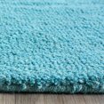 thumbnail image 3 of Safavieh Himalaya 4' Round Hand Loomed Wool Pile Rug in Turquoise, 3 of 3