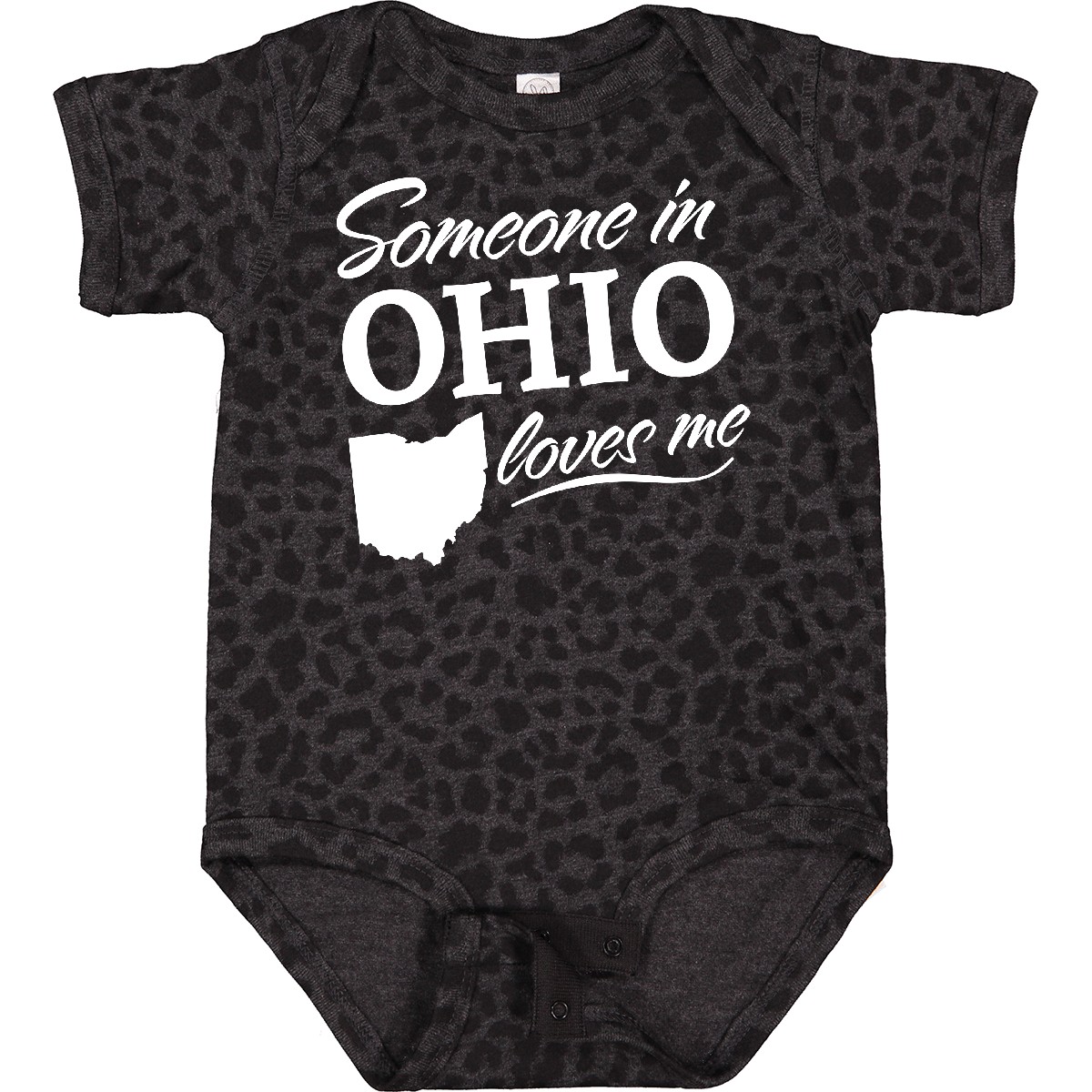 Inktastic Someone in Ohio Loves Me Boys or Girls Baby Bodysuit