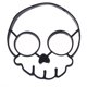 thumbnail image 1 of Molde de Cocina Silicona Cartoon Skull Eggs Fried Mold Cocina Herramienta de cocina Molde de plantilla Likrtyny Libre de BPA, 1 of 3