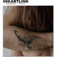 thumbnail image 2 of shiyou-Tattoo Tech, 2 Sheets Medium Semi Permanent Tattoo, Adult Art Design Temporary Tattoos, Lasts 1-2 Weeks, Waterproof, Realistic Look, No Adhesive, No Reflection (Scorpion Design), 2 of 4