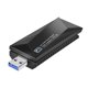 thumbnail image 1 of USB 3.0 Ethernet Dongle Tarjeta Red Banda Dual 2.4/5GHz Compatible Con Dientes 5.0 2 en 1 para PC/portátil/Escritorio Azul, 1 of 9