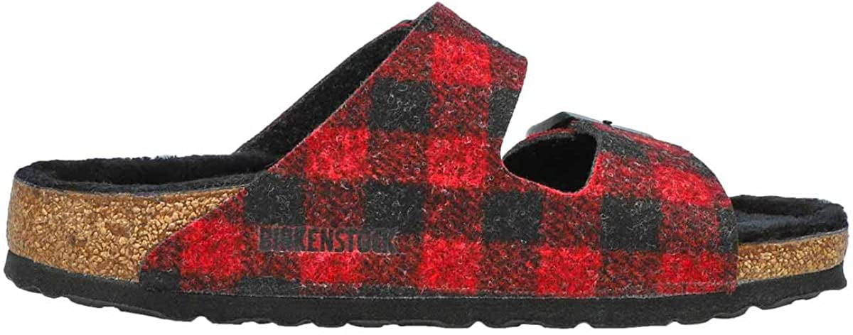 BIRKENSTOCK Arizona Shearling Wool Sandals