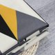 thumbnail image 4 of Juego de 4 fundas de cojín decorativas de lino amarillo y gris de 18 x 18 pulgadas, fundas de almohada geométricas de 45 x 45 cm, fundas de almohada cuadradas para muebles de exterior y jardín., 4 of 5