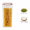 thumbnail image 1 of CUITING Vacuumable Sealed Food Containers Transparent Sealed Grain Containers with LIDS Plastic Sealed Kitchen Containers Dried Food Flour Sugar Rice Vacuum Containers Food Storage Extra&, 1 of 6