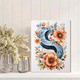 thumbnail image 2 of Qisvanset 12x16 Inch Watercolor Floral Canvas Wall Art, Elegant Flower Print Soft Girl Nursery Room Decor, 2 of 8
