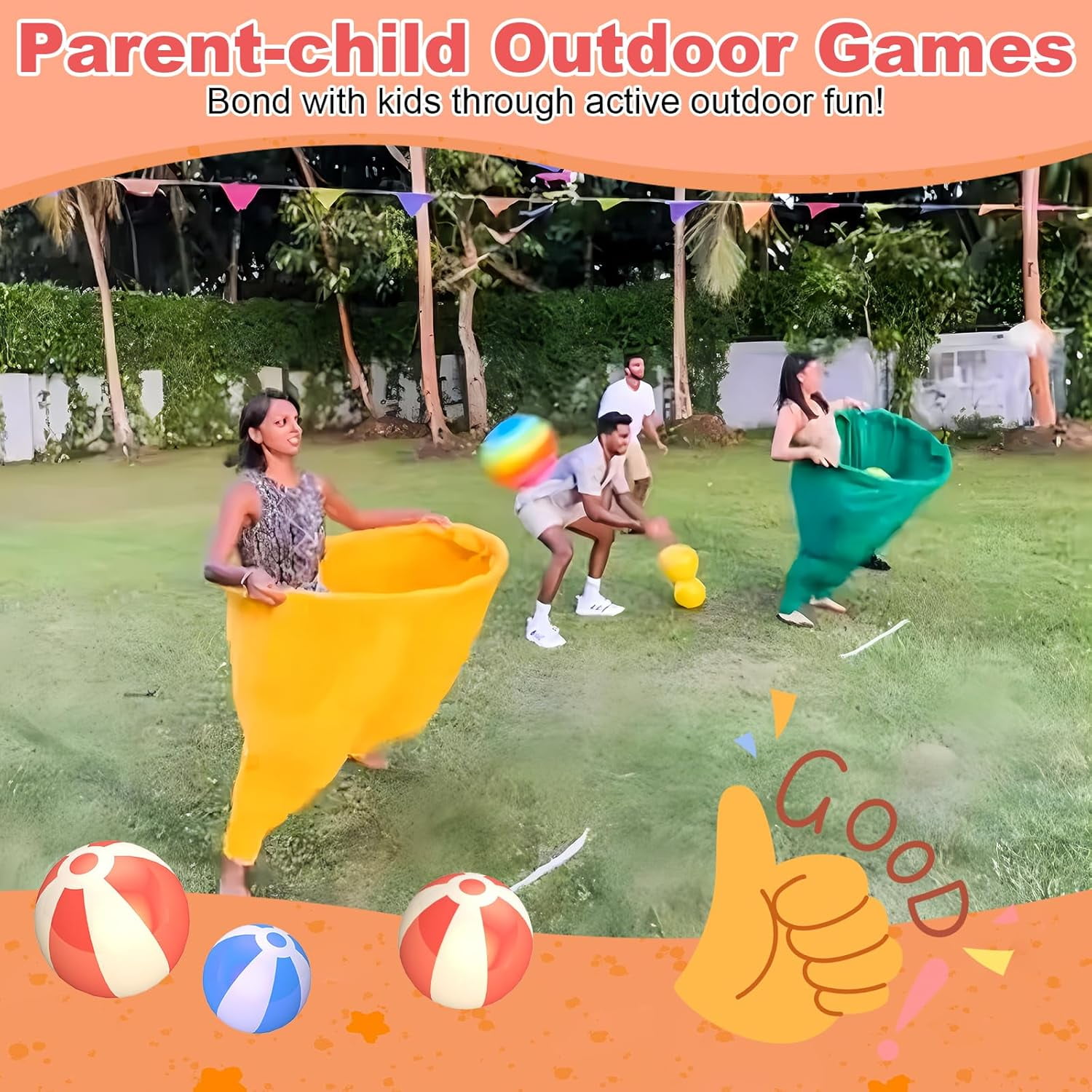 Granny Pants Yard Game, Granny Pants Outdoor Games for Adults and Family, Fun Multiplayer Party Giant Outdoor Games, Interactive Throwing Game for Group Gatherings