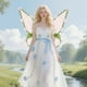 thumbnail image 4 of Elven Butterflys Wing Thin Cicada-Wing Wing Set Festival Party Performance Props, 4 of 7