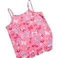 thumbnail image 4 of Princess Rose Girls Pajamas Set Cute Sleep Shirt Top Pajama Pants Shorts with Scrunchie 4 Piece, 4 of 7