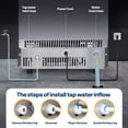 thumbnail image 6 of SPECSTAR Commercial Ice Maker 100lbs/24h,Ice Machine with 29lbs Storage 45 Cubes,Stainless Steel Construction,Auto Operation for Bar Home Supermarkets Includes Scoop and Con,Sliver, 6 of 10