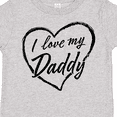 thumbnail image 4 of Inktastic I Love My Daddy in Black Chalk Heart Boys or Girls Toddler T-Shirt, 4 of 5