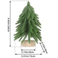 thumbnail image 3 of Clearance Under $5!Yyuenw Tabletop Christmas Tree, 9.45 Inch Mini Artificial Christmas Tree with Wooden Base, Christmas Decor Christmas Party Home Table Craft Christmas Decorations, 3 of 5