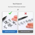 thumbnail image 4 of 6/12pc Set Waterproof Oily Color Double Tip Permanent Markers Fine Tip Thick Tip Black Ink Drawing Pens Supplies Stationer 12pcs black, 4 of 6