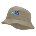 thumbnail image 2 of 305 Embroidered Bucket Hat - Natural OSFM, 2 of 5