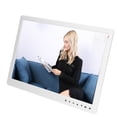 thumbnail image 5 of 15.4in Digital Photo Frame HD Electronic Photo Frame Advertising Player Support Video Music Clock with Touch Keys Bracket White 100?240V EU Plug, 5 of 5