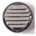 thumbnail image 1 of CV1BRB 1 in. Brown Circle Vent, 6 Pack, 1 of 1