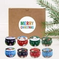 thumbnail image 6 of Holiday Candle Tins with Lids Candle Jars for Making Candle, Arts & Crafts, Storage, Gifts Empty Christmas Candle Jars, 6 of 10