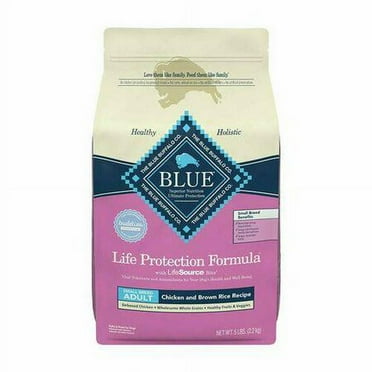 Blue Life Protection Formula Chicken and Brown Rice Small Breed Adult Dog Food 5Lbs
